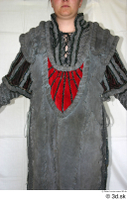  Photos Medieval Woman in grey dress 1 grey dress historical Clothing upper body 0006.jpg